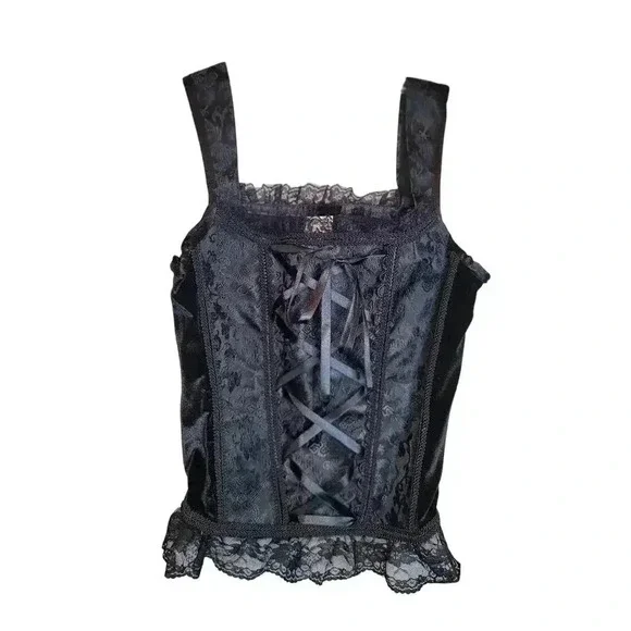 Vintage Style / Vampire Corset Top - Picture 1 of 5